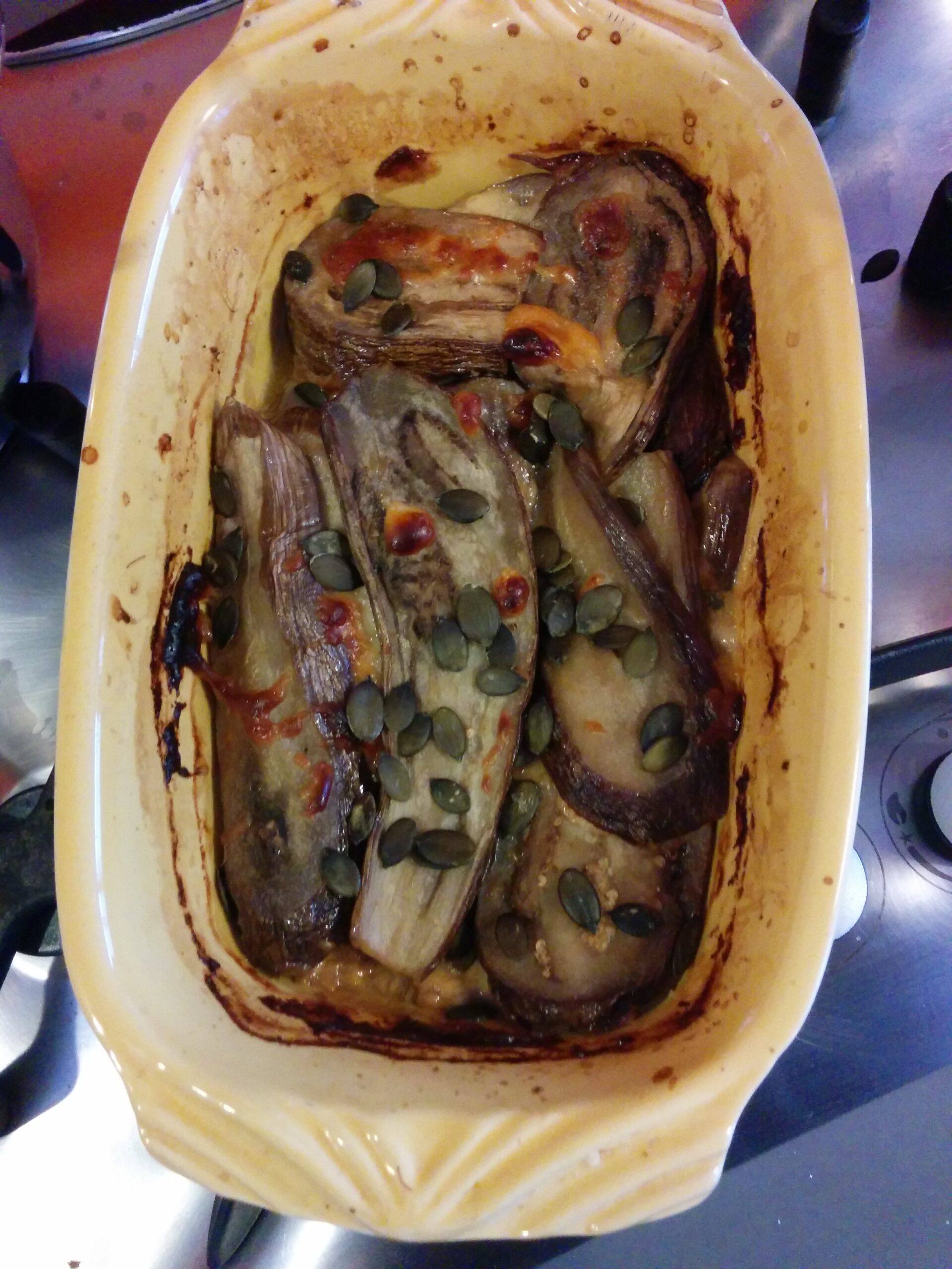 Aubergines au four